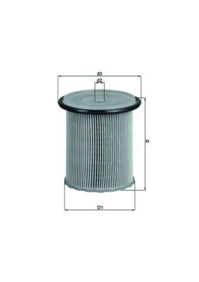 Масляний фільтр OC143 Mahle Original